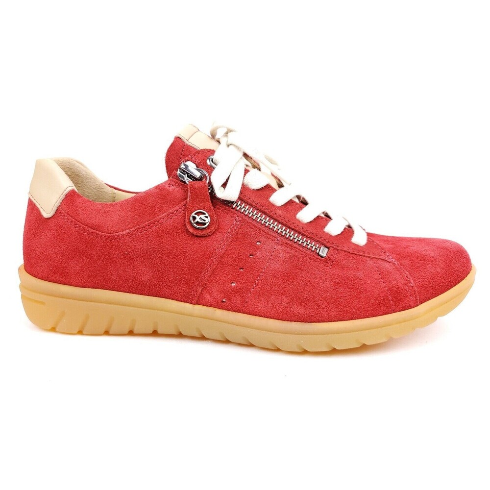 Hartjes 88162 Women's Red Suede Velour Nappa XS Casual 2 Size UK 4 US 6-6.5
